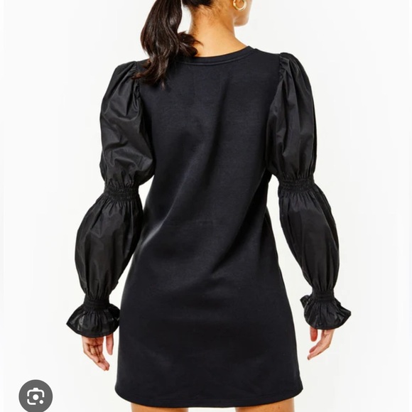 Addison Bay Soft Luxe Prep Black Dress M - Picture 3 of 11